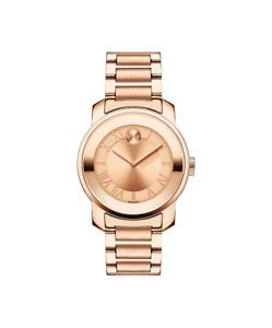 【貨物輸送無料】 movado bold womens small 32粍 rose tone watch 3600441