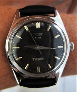 【貨物輸送無料】gents 1950s ss tissot t12 seastar automatic 17j watch cal 285r21 serviced