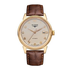 【貨物輸送無料】elysee vintage master automatic, ref 80547, herrenuhr