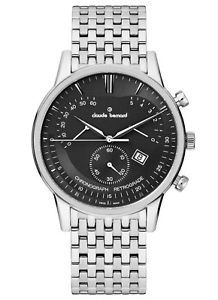 【貨物輸送無料】claude bernard sophisticated classics chronograph retrograde 01506 3m nin