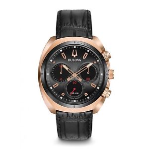 【貨物輸送無料】bulova 98a156 mens curv chronograph watch
