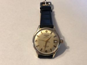 【送料無料】beautiful longines automatic 5 star admiral wrist watch runs｜hokushin