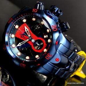 【送料無料】invicta marvel reserve venom spider man 52mm swiss mvt blue steel watch｜hokushin