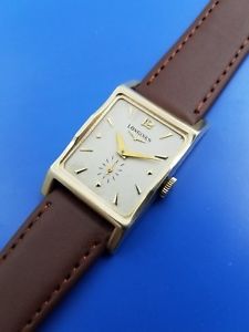 【送料無料】vintage 1940 mans longines harrison 14kt solid gold hand winding fully serviced