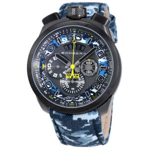 【送料無料】 mens bomberg bs45chpgm0353 bolt68 swiss chronograph camouflage watch
