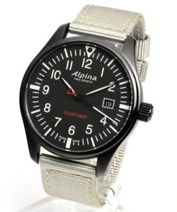 【送料無料】alpina startimer pilot quartz neu herrenuhr