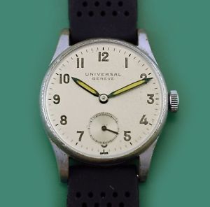【送料無料】universal geneve wwii military type all original true collectors item watch