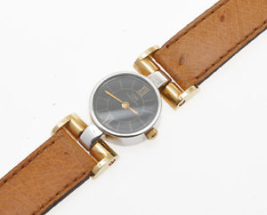 【送料無料】gianni bulgari enigma lady steel amp; solid gold pristine in box