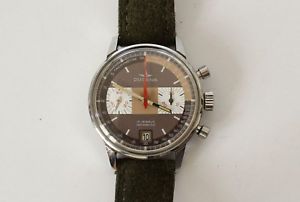 【送料無料】montre chronographe suisse dugena cal valjoux 7734 70s mint vintage