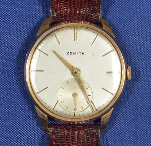 【送料無料】vintage zenith 18k gold calibre 40 manual wind｜hokushin