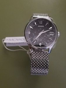 【送料無料】movado mens 0606802 movado circa stainless steel watch with tags