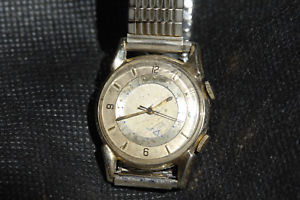 【送料無料】lecoultre memovox, 10k yelllow gold filled case, 814 calibre, rebuilt