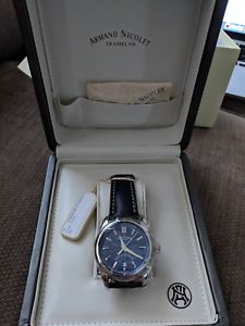 【貨物輸送無料】 with tags armand nicolet m02 mens automatic watch 9140a2bup140bu2