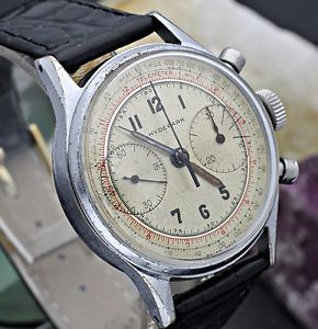 【送料無料】vintage hydepark military chronograph landeron 48 all original watch l8 104,490円