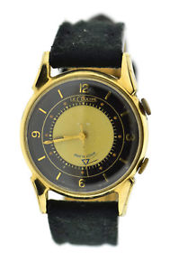 【送料無料】lecoultre wrist alarm 10k gold filled watch
