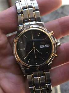 【送料無料】theorein kelek chrono chronograph gold titanium titanio oro 7750 day date