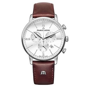 【送料無料】maurice lacroix el1098ss0011121 mens eliros chronograph wristwatch｜hokushin
