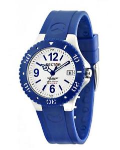 【送料無料】orologio uomo sector 175 r3251111002 acciaio silicone blu bianco|hokushin