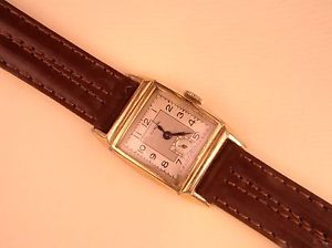 【送料無料】vintage evkob 1940s elegant mansladys 10k gf watch, running keeping time|hokushin