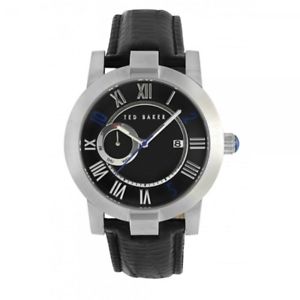 【送料無料】ted baker gents leather strap calendar watch te1074tbnp|hokushin