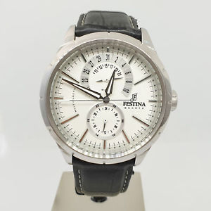 【送料無料】orologio festina retr f16573 multifunzione quarzo acciaio uomo 44vv18｜hokushin
