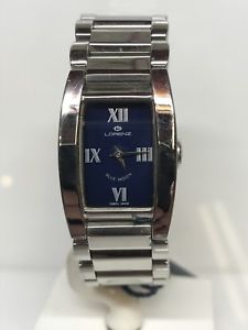 【送料無料】orologio lorenz swiss made lady blue mooon blu 217 scontatissimo nuovo|hokushin