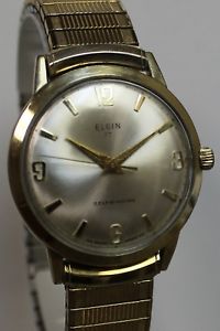 【送料無料】vintage elgin 17 selfwinding automatic waterproof wristwatch 1960s｜hokushin