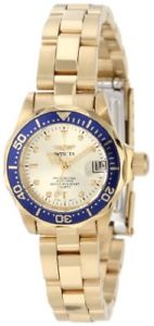 【送料無料】invicta womens 4610 pro diver collection 18k goldplated watch|hokushin