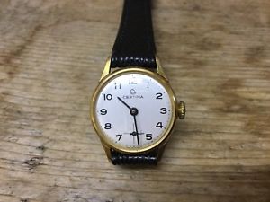 【送料無料】ladies gold plated certina watch