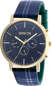 【送料無料】 mens invicta 20080 44mm heritage collection plaid silicone strap watch｜hokushin