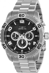 【送料無料】 mens invicta 24602 pro diver chronograph steel bracelet watch｜hokushin