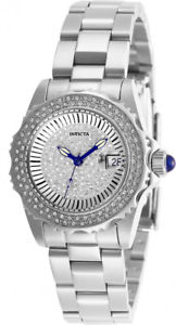 【送料無料】invicta womens angel swiss quartz 100m crystals stainless steel watch 28439