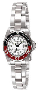 【送料無料】invicta womens signature quartz 200m silver tone stainless steel watch 7062
