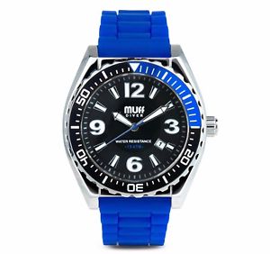 【送料無料】muff diver watch deep blue