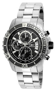 【送料無料】invicta 22412 gents pro diver chrono quartz steel bracelet watch