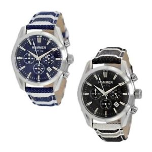 【送料無料】orologio chrono hammer st tropez cassa acciaio cinturino tessuto multicolore 19,866円