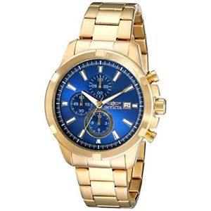 【送料無料】invicta mens specialty 19223 gold stainless steel watch｜hokushin