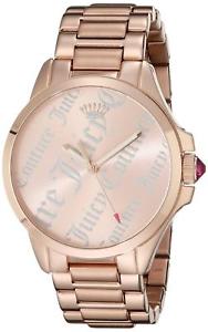 【送料無料】juicy couture womens jetsetter rose gold watch 38mm rrp 150