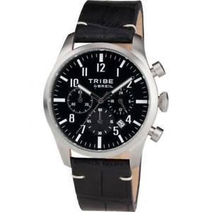 【送料無料】orologio uomo breil tribe classic elegance ew0192 chrono pelle nero｜hokushin