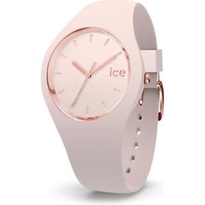【送料無料】orologio ice watch glam ic015334 silicone rosa ros sub 100mt