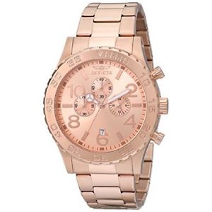 【送料無料】invicta mens specialty 1271 rose gold chronograph watch