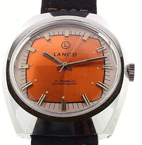 【送料無料】lanco anni 60 carica manuale acciaio