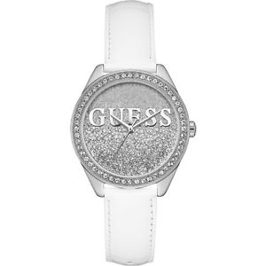 【送料無料】orologio guess glitter girl w0823l1 watch pelle bianca bianco donna zirconi 20,986円