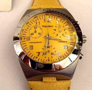 【送料無料】orologio philip watch imakos chrono watch data swiss made