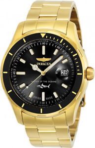 【貨物輸送無料】invicta mens pro diver quartz 100m goldplated stainless steel watch 25810