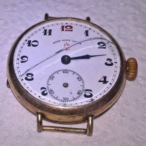 【送料無料】large icers military trench watch good hope lever 33mm