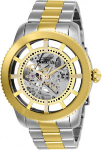 【送料無料】invicta mens objet dart automatic two tone stainless steel watch 27552