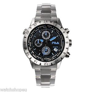 【送料無料】 fila 38007004 mens chronograph watch 2 year warranty｜hokushin