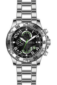 【送料無料】invicta mens s1 rally chronograph 100m silver tone stainless steel watch 26093