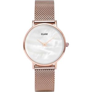 【送料無料】orologio cluse cl30047 minuit la perle donna mesh oro rosa 33mm madreperla medio 20,986円